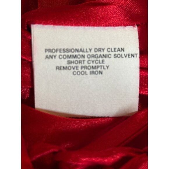 Jessica McClintock Gunne Sax Size 1 Satin Strappy Back Formal Gown High Low - Picture 9 of 11